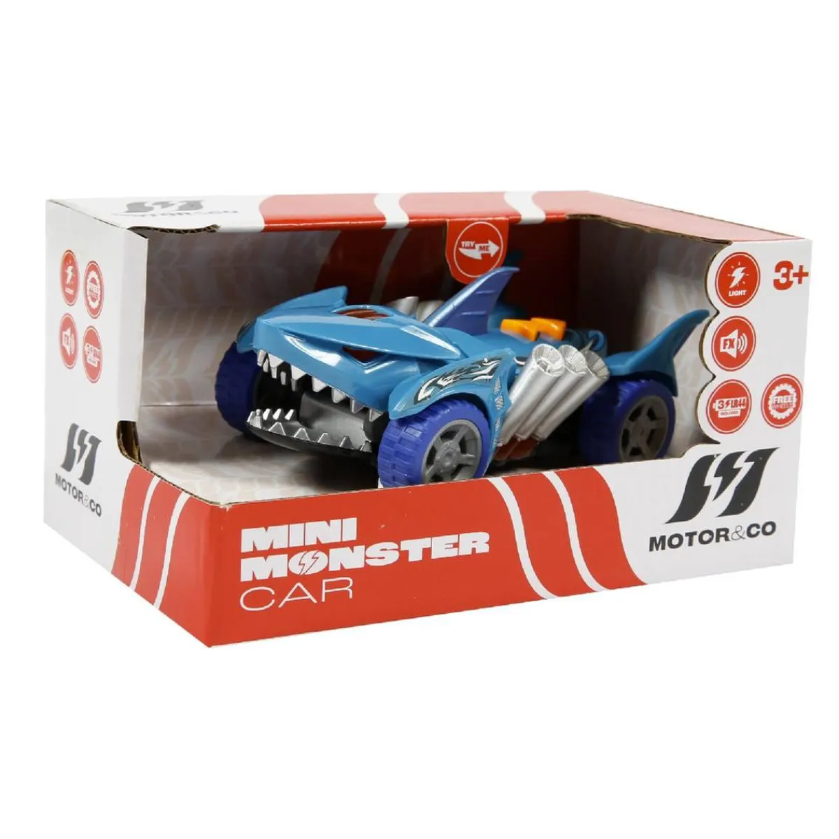 Clearance Motor & Co - Coche mini monster Tiburón Vehículos Y Circuitos