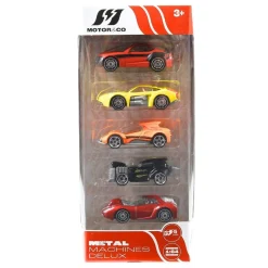Motor & Co - Conjunto de 5 coches de metal (Varios modelos) Vehículos Y Circuitos