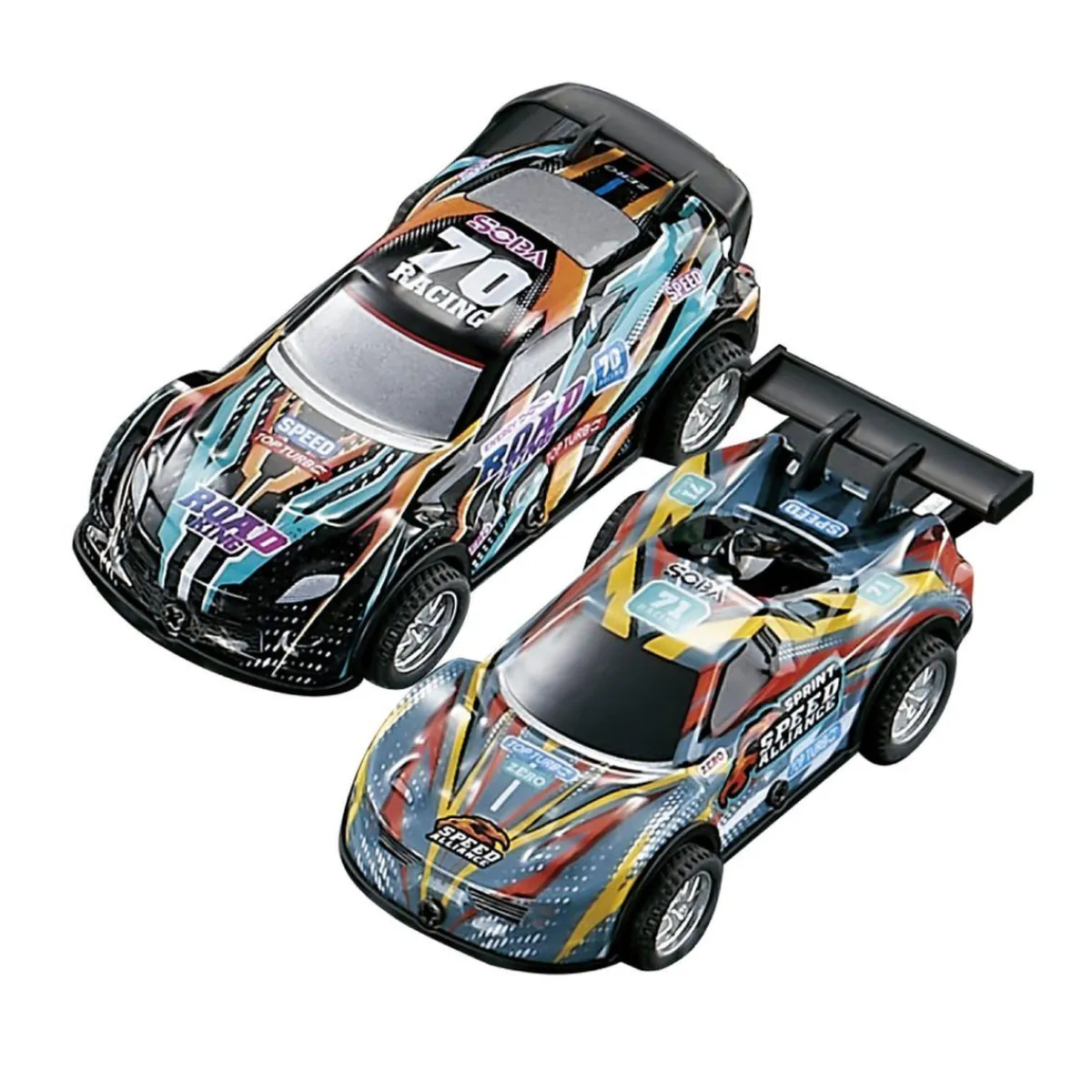 Motor & Co - Pista de Carreras Adrenaline Flash 7,4 m con dos Coches Vehículos Y Circuitos