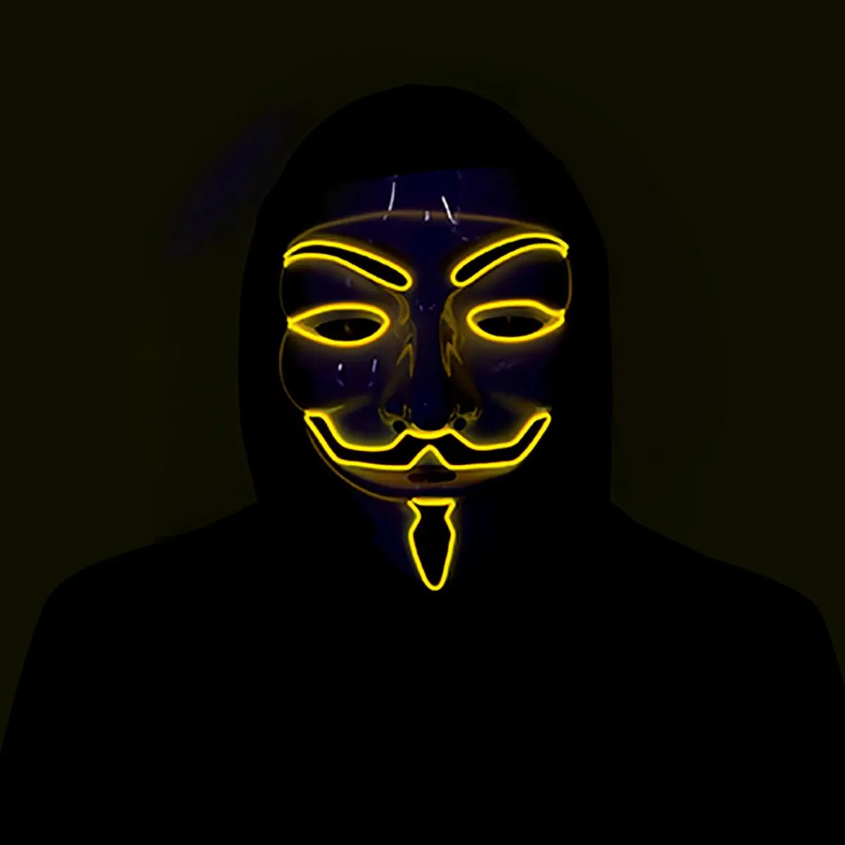 Máscara Anonymous con Luz*RUBIE'S Discount