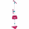 Music Star - Micrófono con soporte rosa*MUSICSTAR Sale