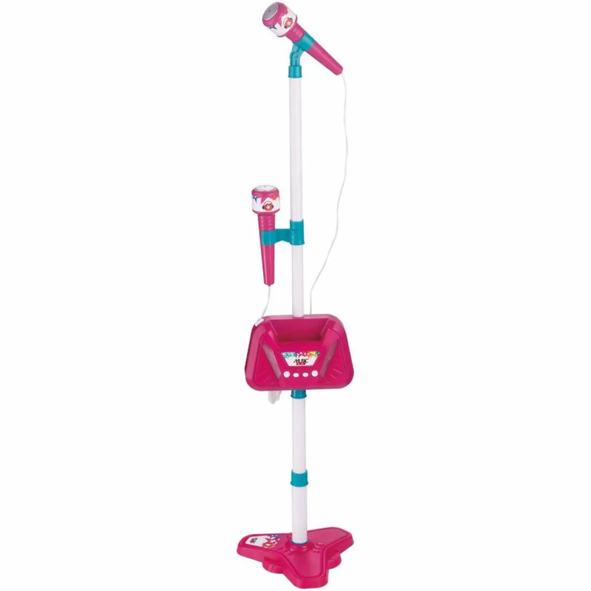 Music Star - Micrófono con soporte rosa*MUSICSTAR Sale
