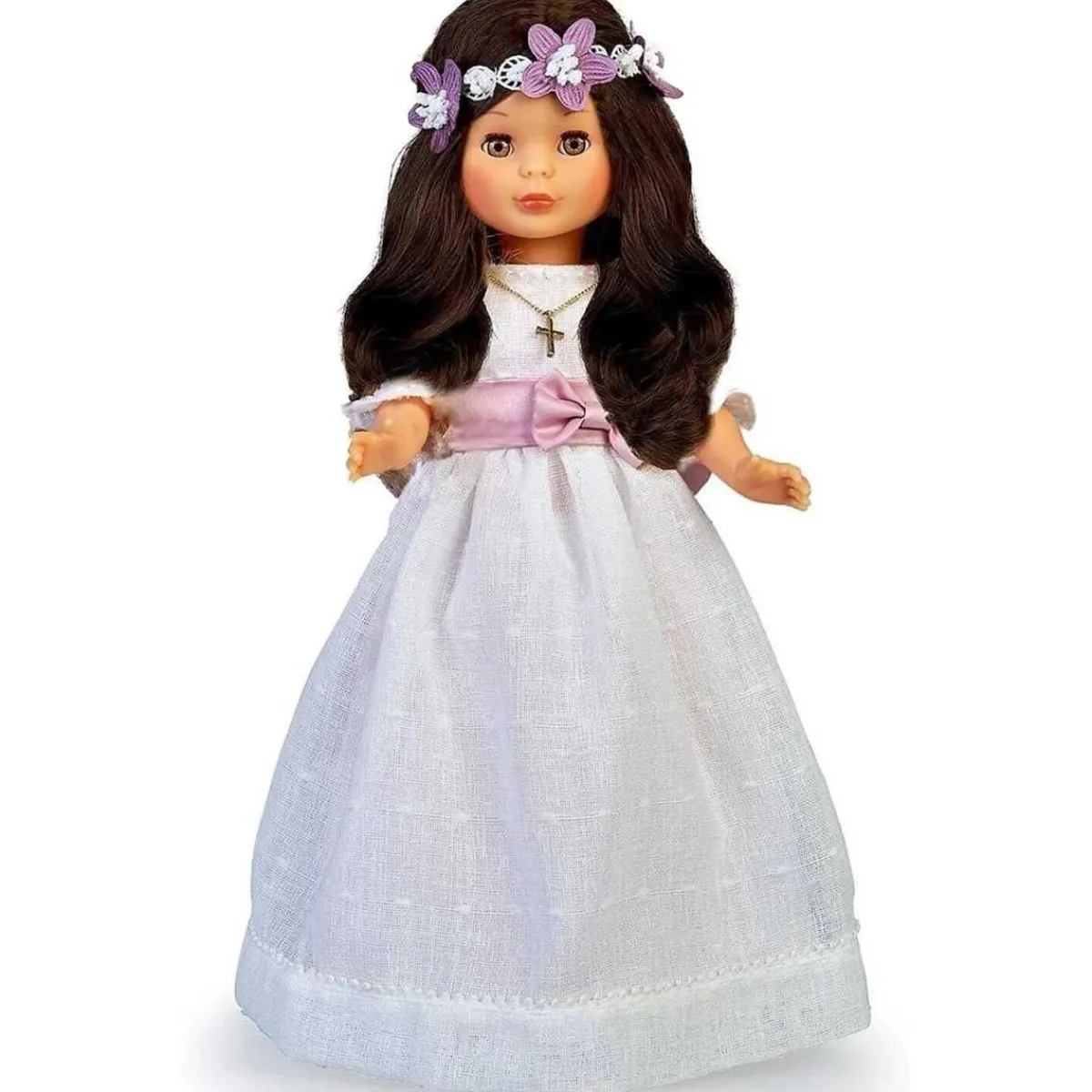 - Muñeca de colección primera comunión con vestido blanco y corona de flores*NANCY Sale