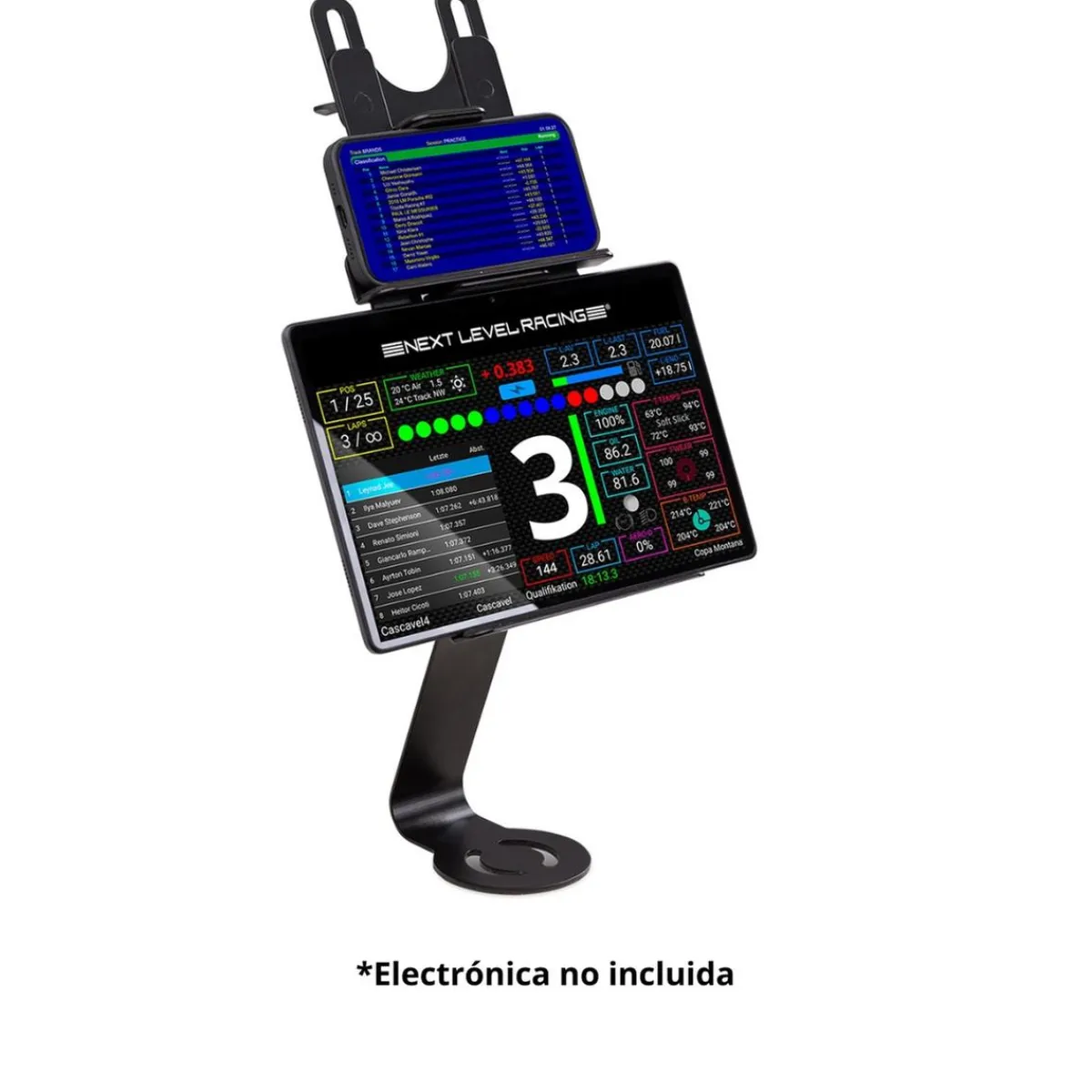 - Elite Soporte para ampliación de tablet o móvil*NEXT LEVEL RACING New