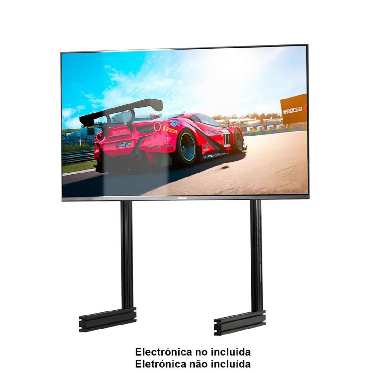 New - Soporte de monitor único Elite Black Videojuegos
