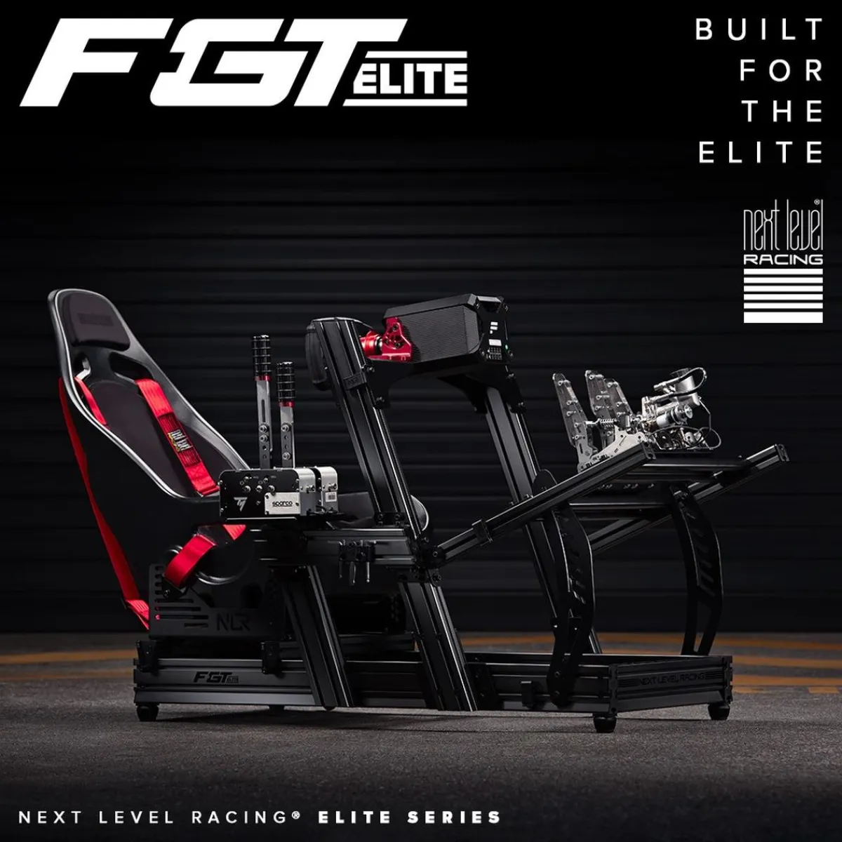 Outlet Cockpit Aluminium Simulator para sillón Gaming Front & Side Mount Edition Videojuegos
