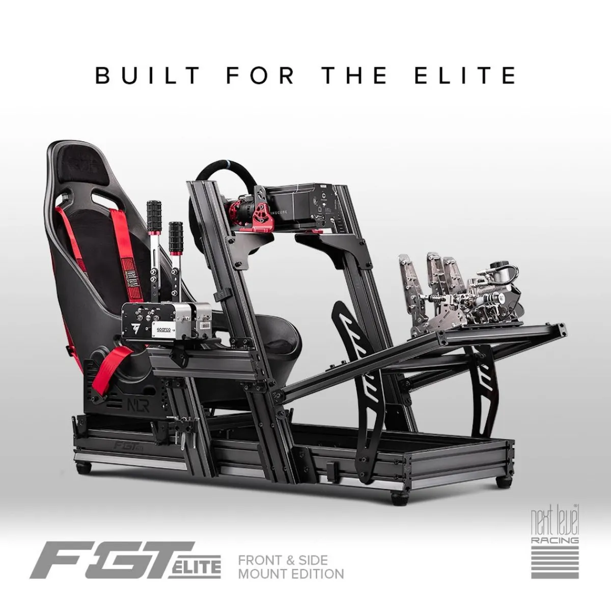 Outlet Cockpit Aluminium Simulator para sillón Gaming Front & Side Mount Edition Videojuegos