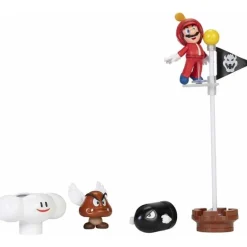 Best - Super Mario - Set Diorama Nube Super Mario con Figuras ㅤ Figuras De Acción