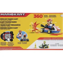 Online - Super Mario - Vehículo acrobático de Super Mario Kart con plátano y giros 360º ㅤ Figuras De Acción