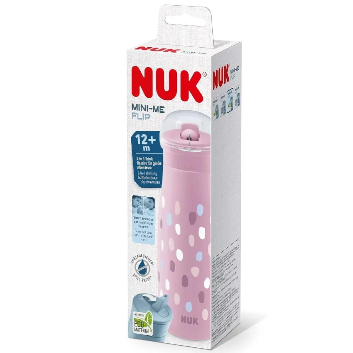 - Botella Mini-Me Flip 450 ml +12 meses Rosa*NUK Online