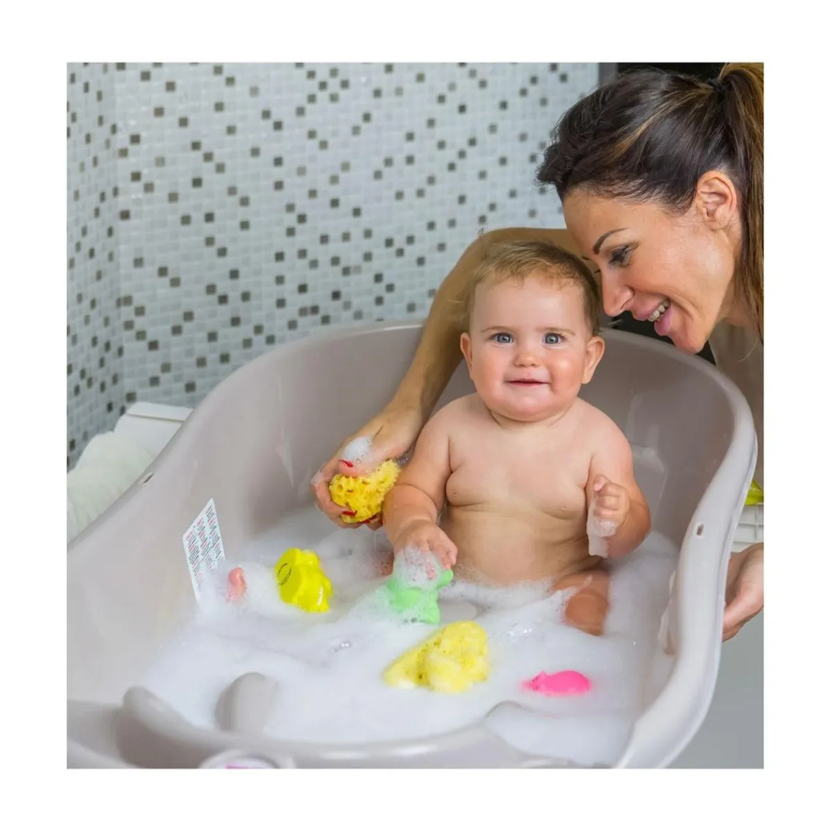 - Cubeta onda gris Baño Y Accesorios·Bañeras Y Accesorios