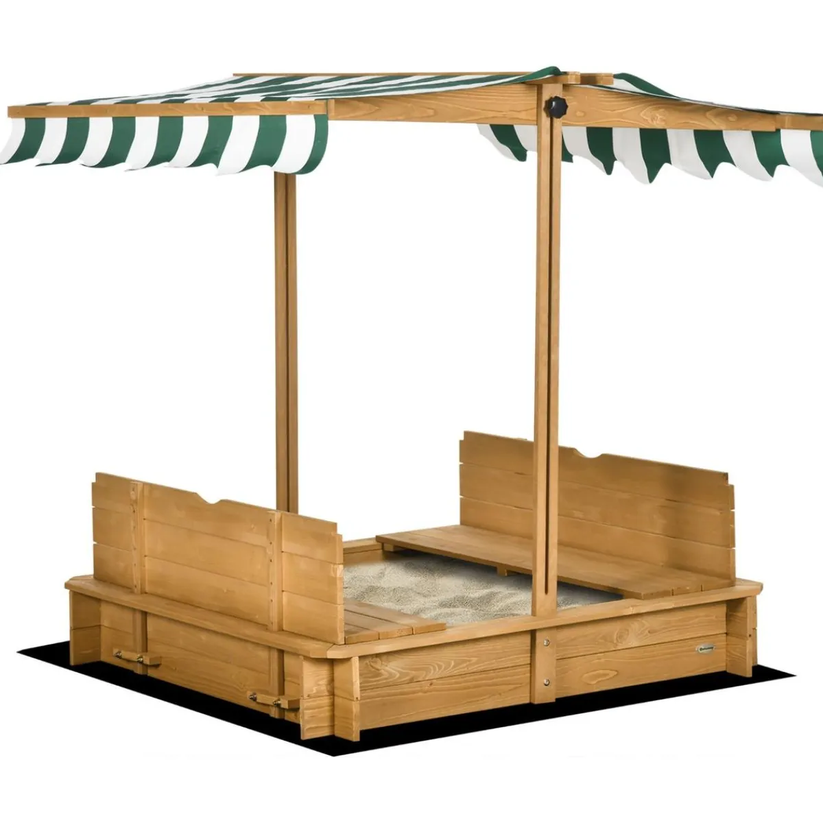 - Arenero infantil de madera con toldo*Outsunny Best