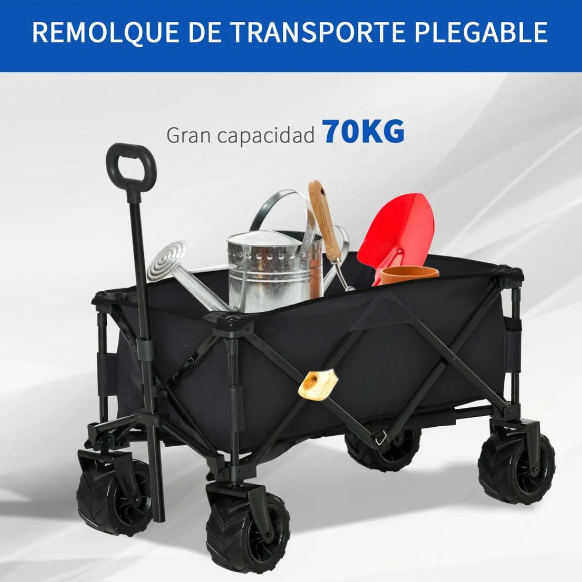 - Carro de playa plegable*Outsunny New