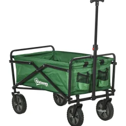 - Carro plegable con mango ajustable Verde Juguetes De Verano