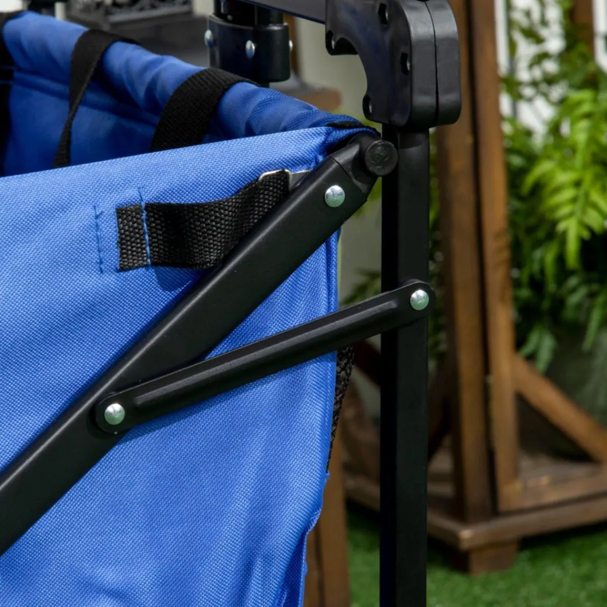 Clearance - Carro plegable con toldo Azul Juguetes De Verano