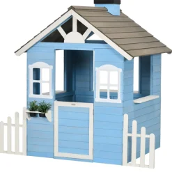 Best - Casa de madera infantil Azul Casas