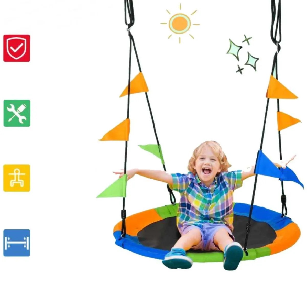 - Columpio Nido de Tela Oxford*Outsunny Outlet