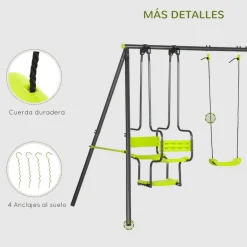 - Conjunto de columpios*Outsunny