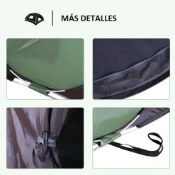 Sale - Tienda de campaña Pop Up 250x150x100 cm Verde Juguetes De Verano