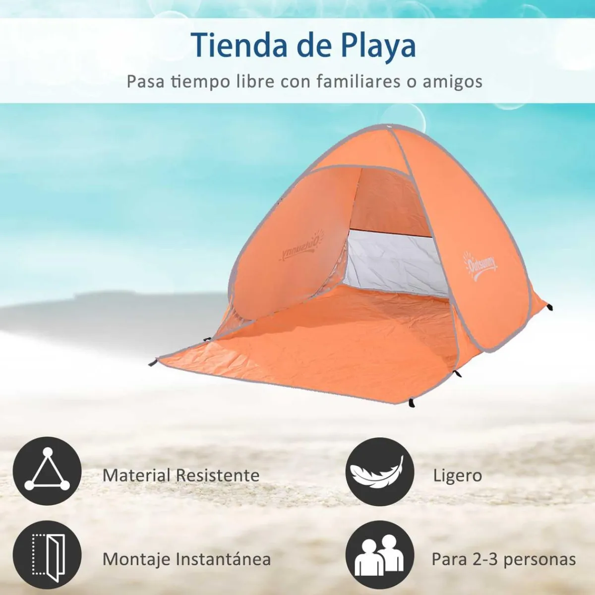 - Tienda Pop Up playa Naranja*Outsunny Hot