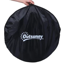 - Tienda vestidor plegable 120x120x190 cm Negro*Outsunny Best