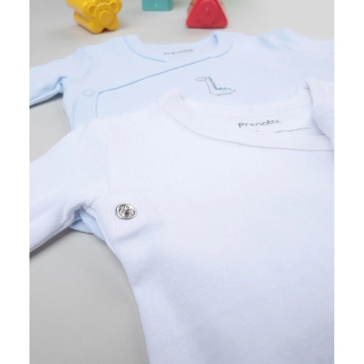 Pack 2 bodies bebé manga larga con dinosaurios*Prenatal Online