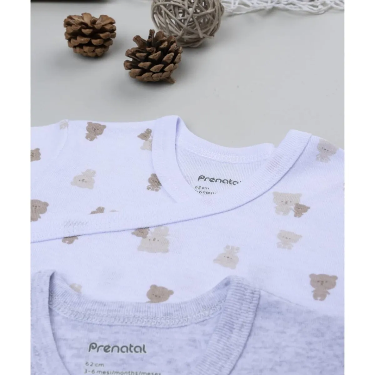 Discount Pack 2 bodies de manga larga para niño con estampado de ositos Ropa Y Accesorios·Bodies|Recién Nacido·Ropa Y Accesorios