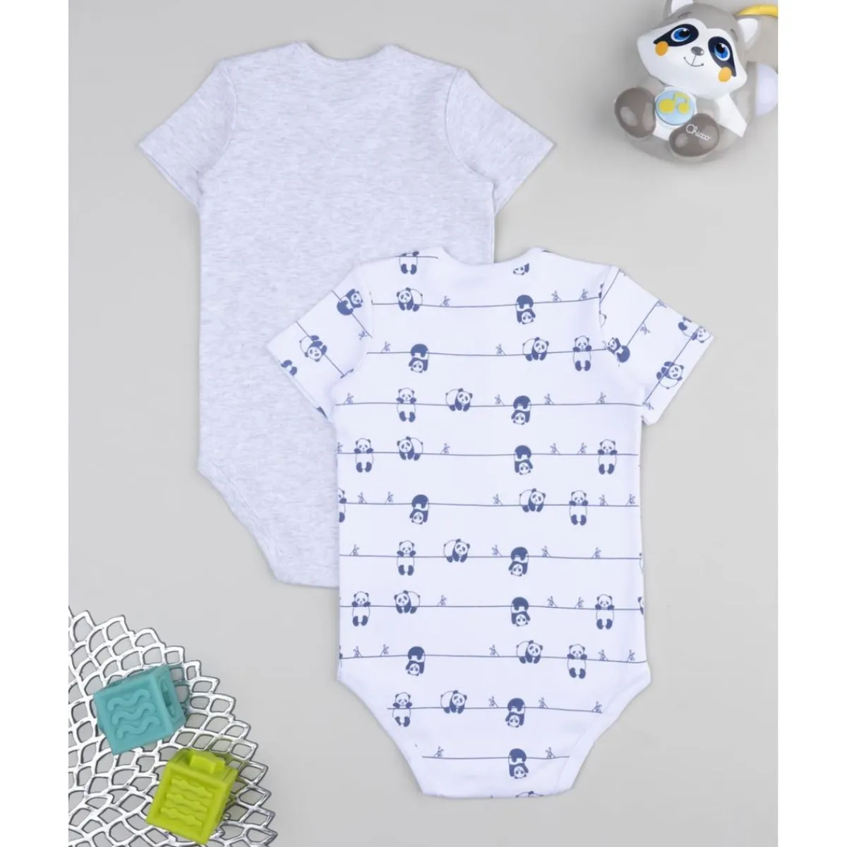 Discount Pack 2 bodies niño Panda Descanso Y Ropa Interior·Bebé 3-36 Meses