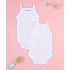 New Pack 2 Bodies Tirantes para Bebé Ropa Y Accesorios·Bodies|Recién Nacido·Ropa Y Accesorios