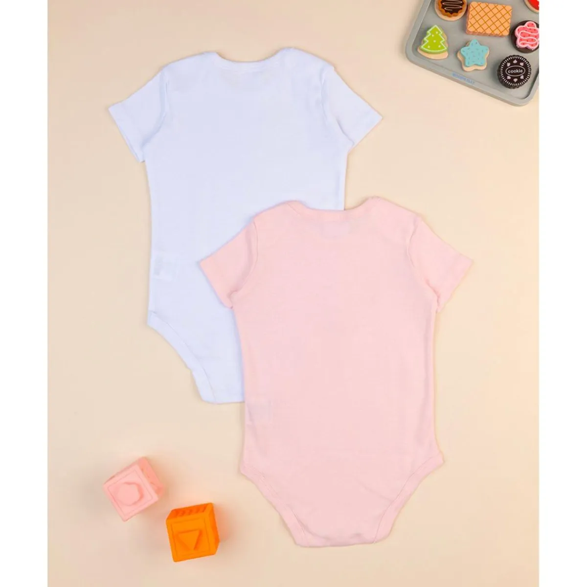 Pack 2 body rosa y blanco*Prenatal New