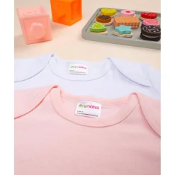 Pack 2 body rosa y blanco*Prenatal New