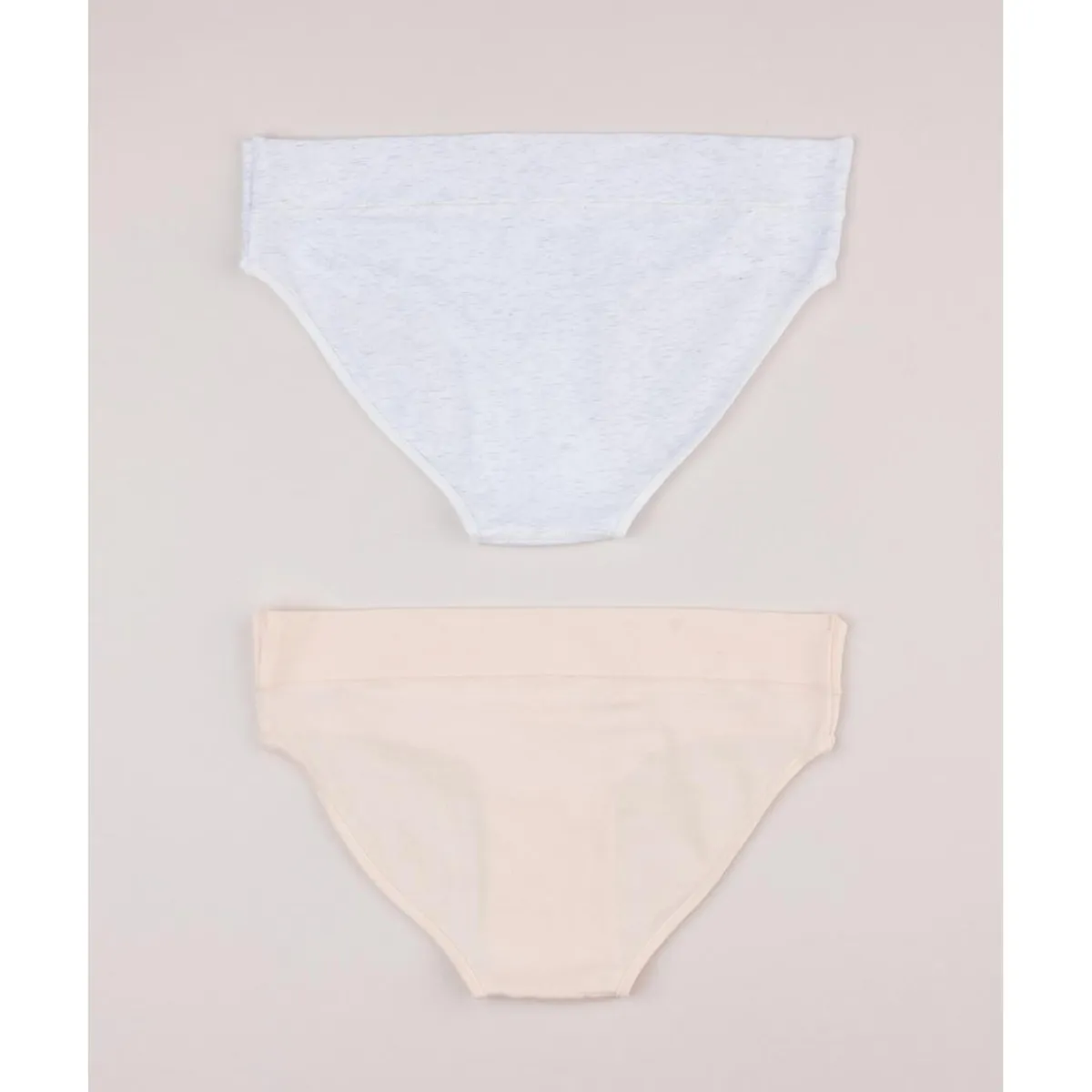 Pack 2 braguitas blanco/beige premamá*Prenatal Best