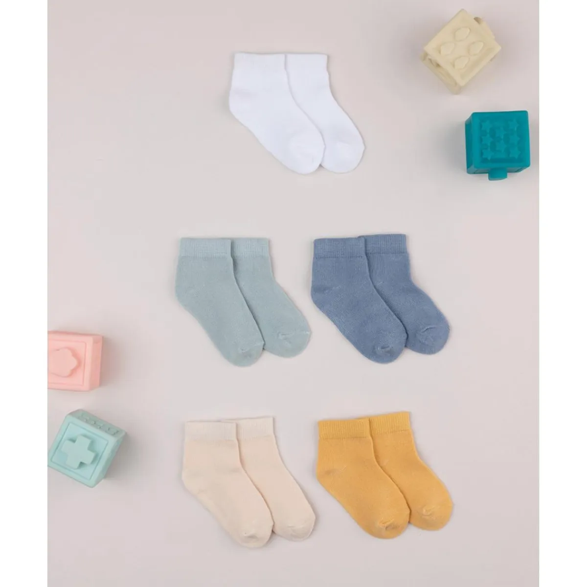 Online Pack 5 Calcetines Bebé Niño Multicolor Unisex Calzado Y Accesorios·Accesorios Y Complementos