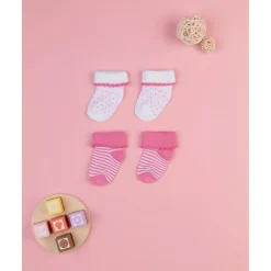 Pack 2 calcetines cortos algodón recién nacida*Prenatal Discount