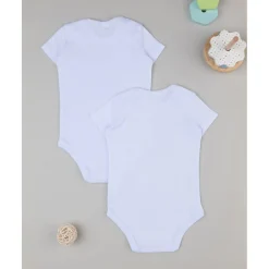 Pack 2 cuerpos blancos escote americano*Prenatal Sale