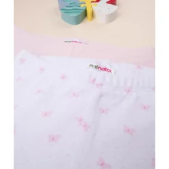 Hot Pack 2 pantalones con pies de bebé niña en algodón Recién Nacido·Ropa Y Accesorios|Ropa Y Accesorios·Pantalones Y Petos