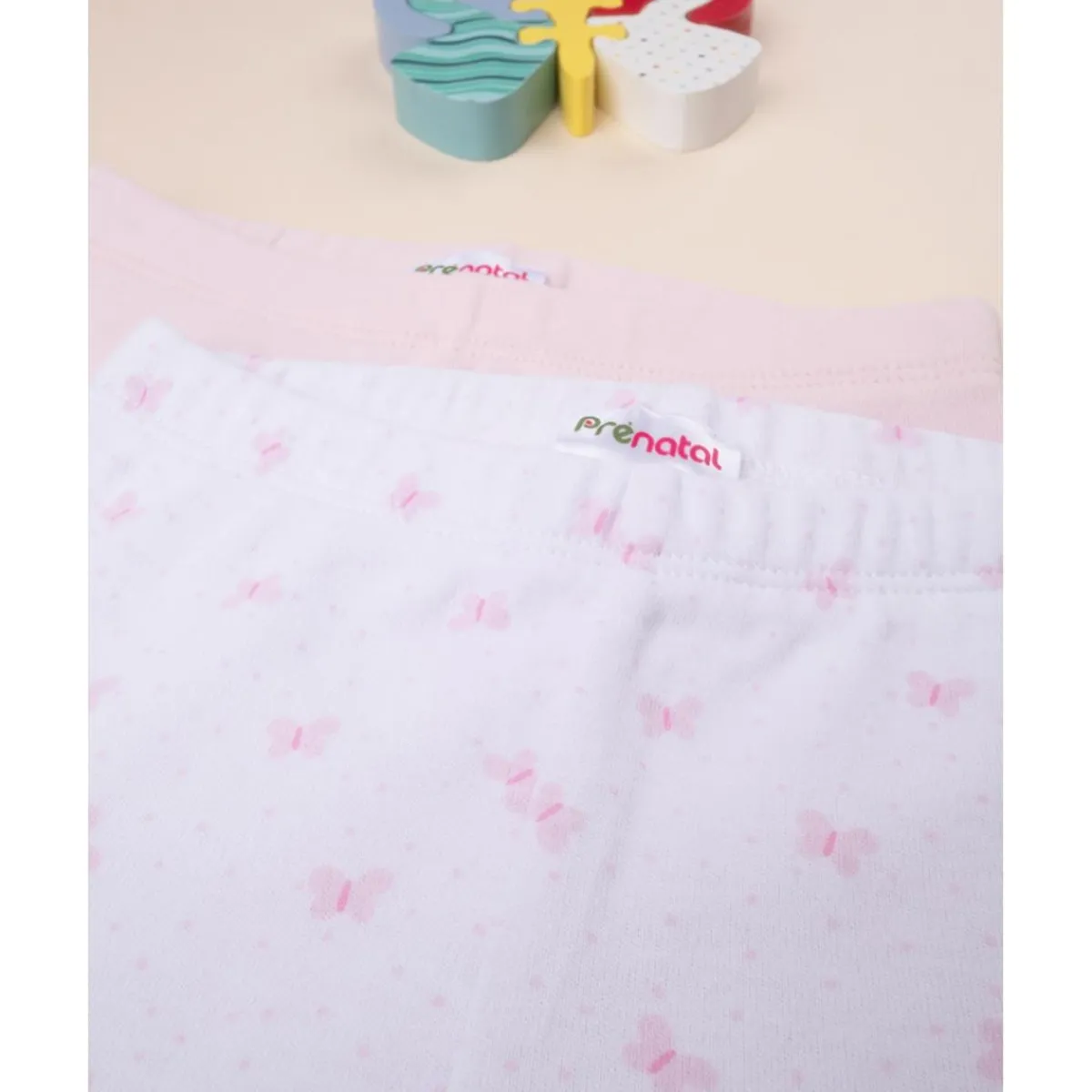 Hot Pack 2 pantalones con pies de bebé niña en algodón Recién Nacido·Ropa Y Accesorios|Ropa Y Accesorios·Pantalones Y Petos