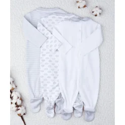 Pack 3 peleles unisex 'gris'*Prenatal New