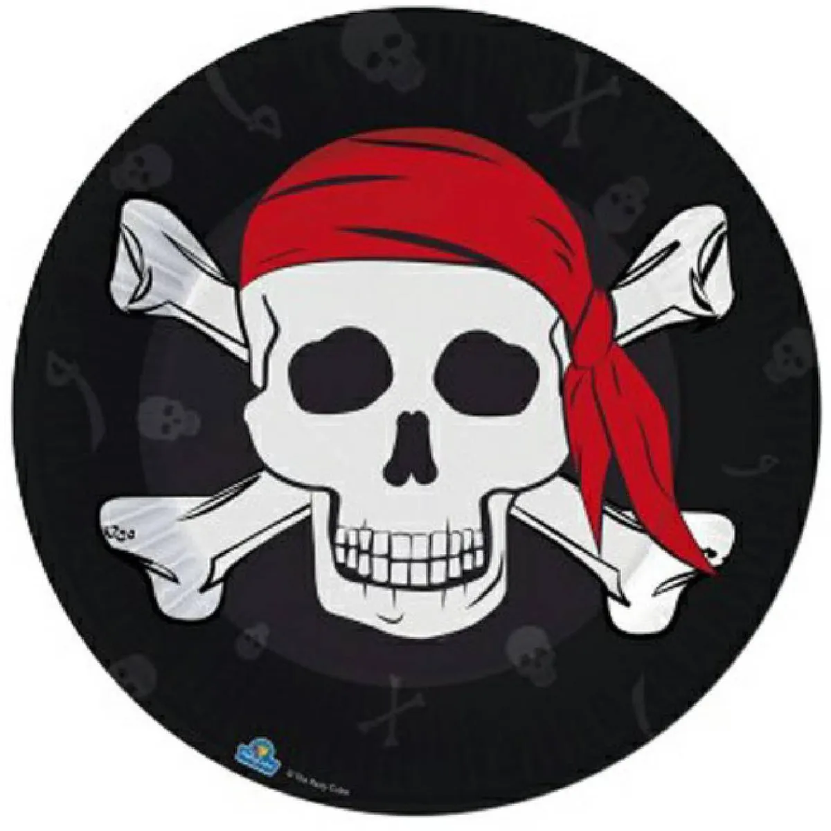 Pack 8 platos ecológicos de cartón - Calavera Pirata*TOYS "R" US Sale