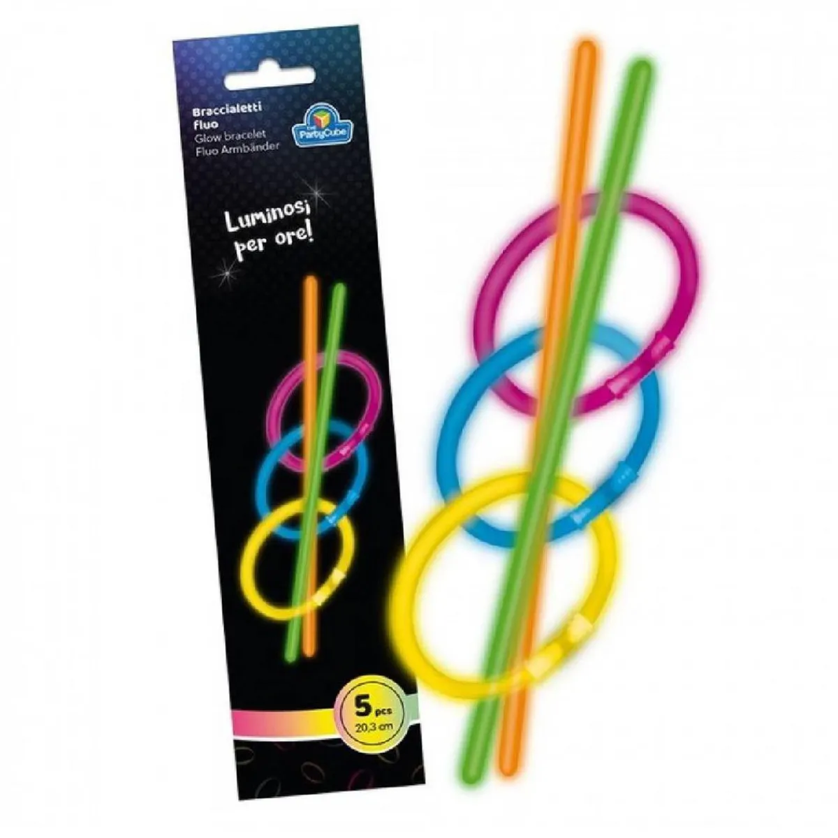 Pack 5 pulseras luminosas (varios colores) Artículos De Fiesta Y Regalos