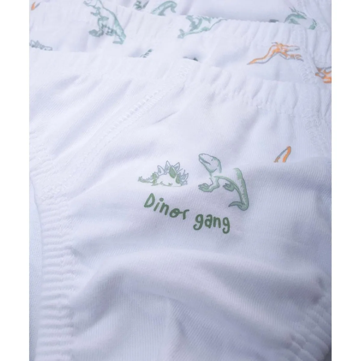 Pack de 7 Braguitas de Dinosaurios*Prenatal Discount