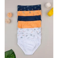 Pack de 7 Braguitas de Dinosaurios*Prenatal Discount
