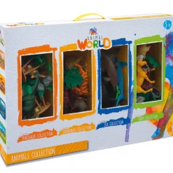 Best Pack figuras de animales 4 en 1 Coleccionables Y Mini Mundos