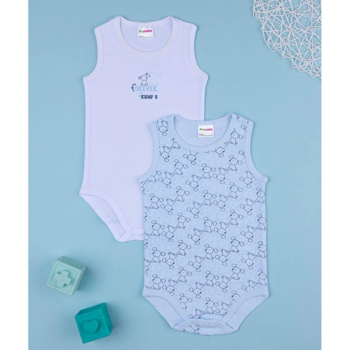 Discount Pack x2 camiseta de tirantes cuerpo Descanso Y Ropa Interior·Bebé 3-36 Meses