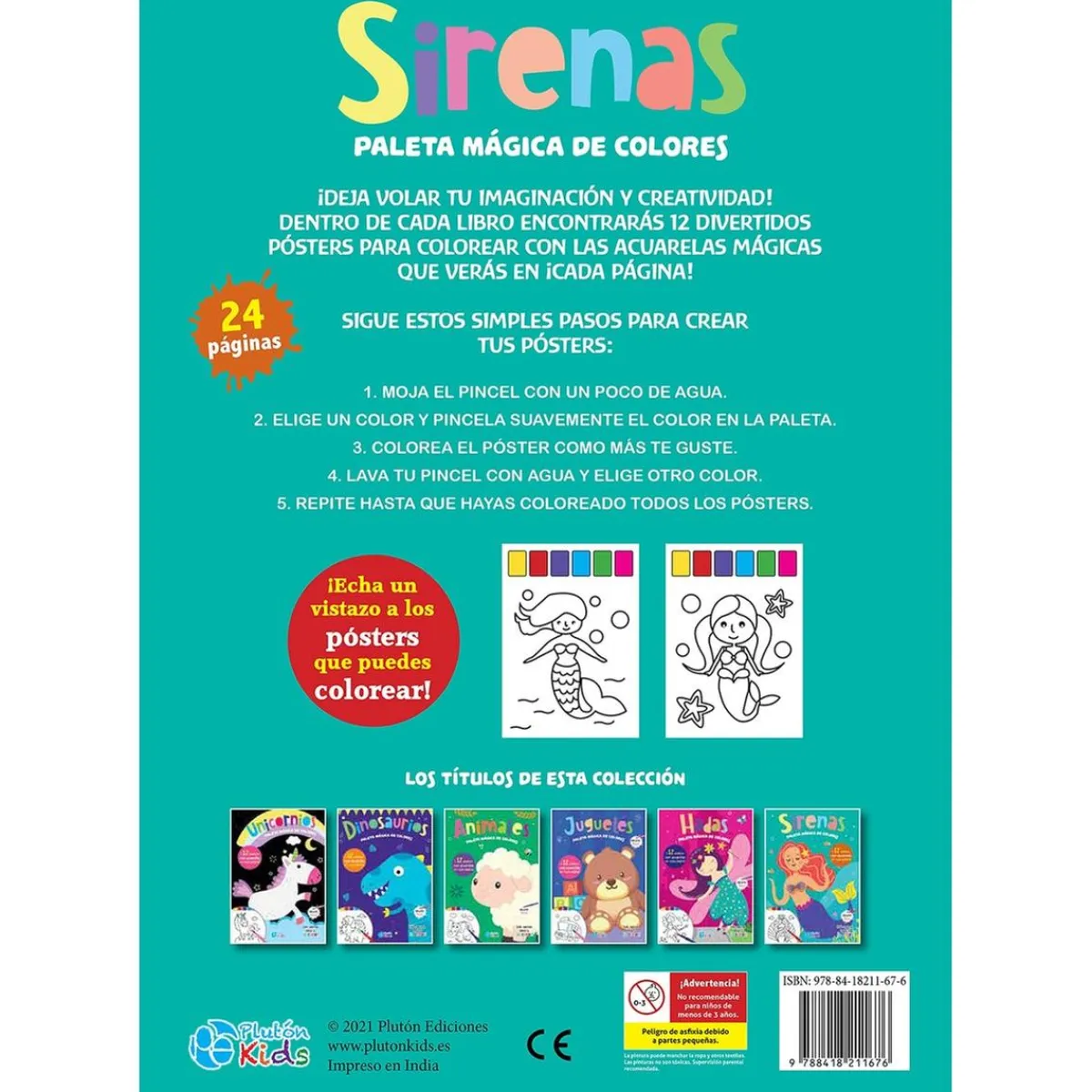 Paleta mágica de colores - Sirenas*SPIN MASTER