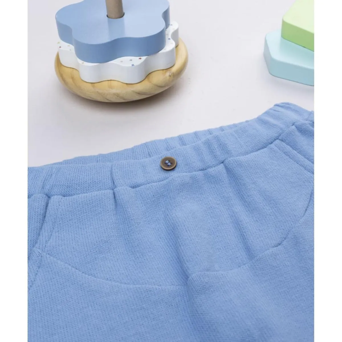 Pantalón bebé azul de punto*Prenatal Clearance