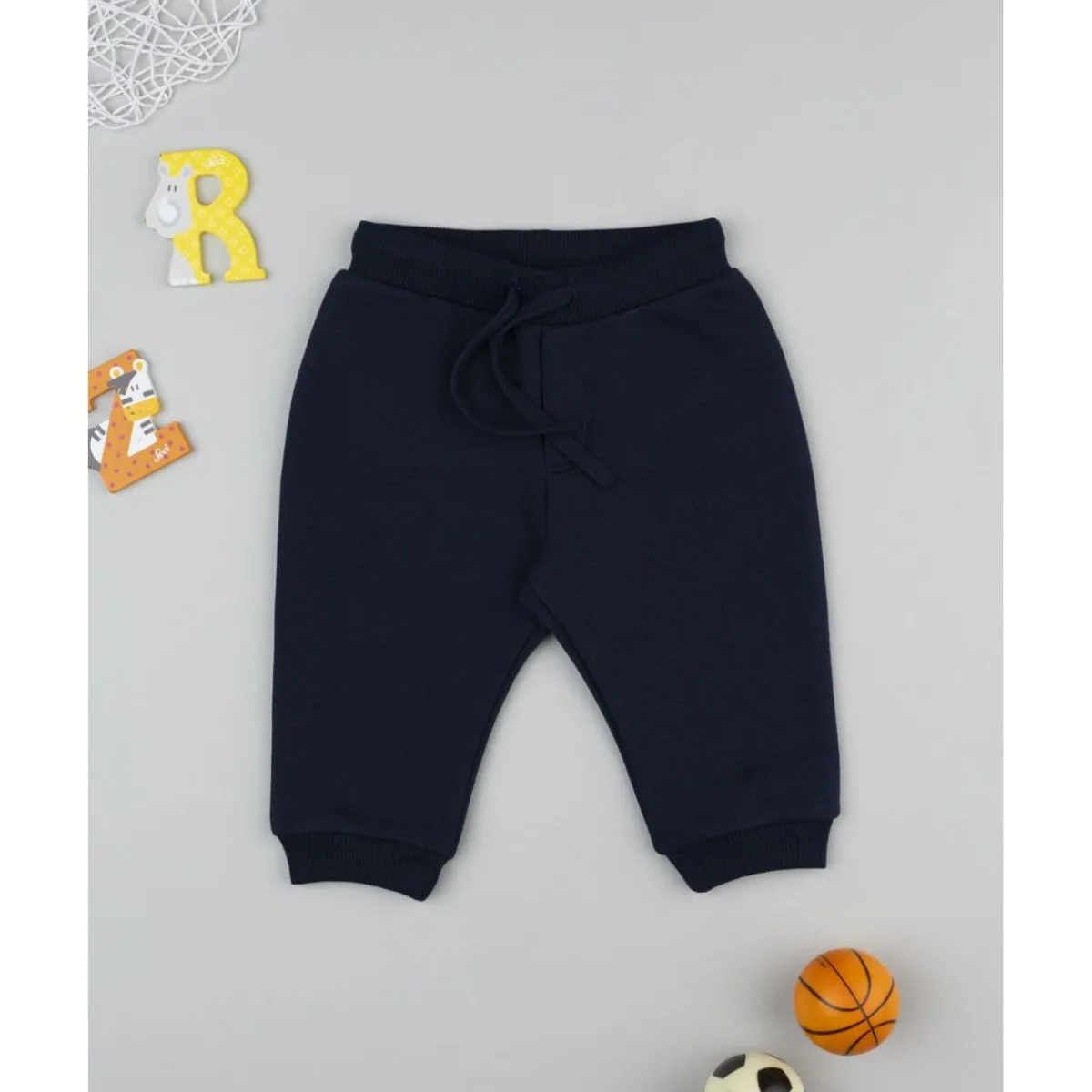 Pantalón bebé azul marino felpado*Prenatal Best