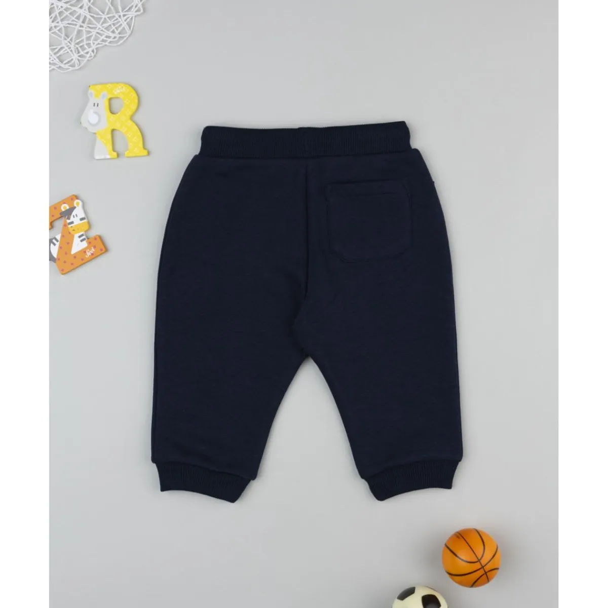 Pantalón bebé azul marino felpado*Prenatal Best