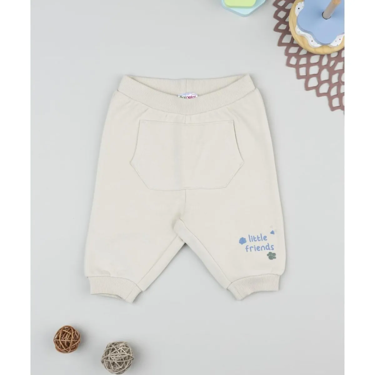 Discount Pantalón de niño crema Little Friends Recién Nacido·Ropa Y Accesorios|Ropa Y Accesorios·Pantalones Y Petos