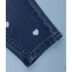 Pantalón denim niña corazones*Prenatal New